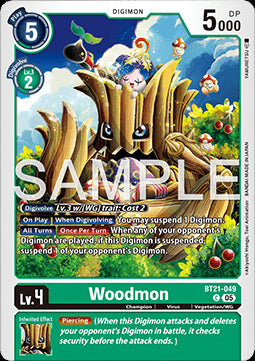 Woodmon (BT21-049)⁣ - World Convergence⁣ (Common)⁣ [049]