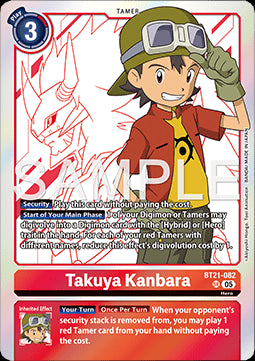 Takuya Kanbara (BT21-082) (V.1)⁣ - World Convergence⁣ (Super Rare)⁣ [082]