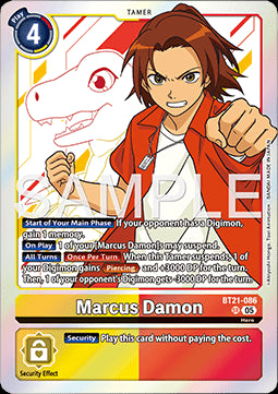 Marcus Damon (BT21-086) (V.1)⁣ - World Convergence⁣ (Super Rare)⁣ [086]