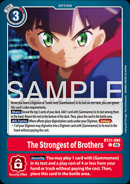 The Strongest of Brothers (BT21-090)⁣ - World Convergence⁣ (Common)⁣ [090]