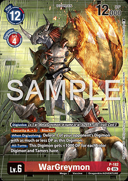 WarGreymon (P-182)⁣ - Promos⁣ (Promo)⁣ [182]