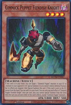 Gimmick Puppet Fiendish Knight⁣ - Maze of the Master⁣ (Super Rare)⁣ [047]