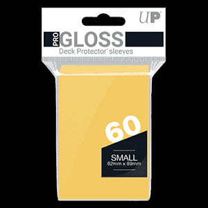 60 Small Ultra Pro Pro-Gloss Sleeves (Yellow) (V.2)
