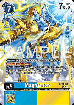 Magnamon (BT21-036)⁣ - World Convergence⁣ (Rare)⁣ [036]