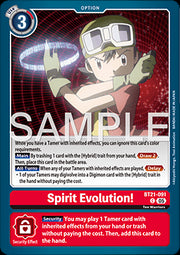 Spirit Evolution! (BT21-091)⁣ - World Convergence⁣ (Common)⁣ [091]
