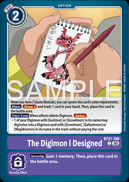 The Digimon I Designed (BT21-100)⁣ - World Convergence⁣ (Common)⁣ [100]