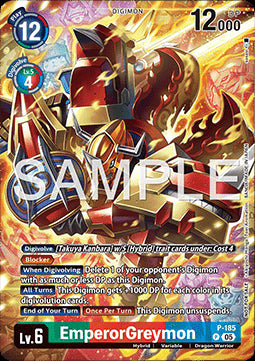EmperorGreymon (P-185)⁣ - Promos⁣ (Promo)⁣ [185]