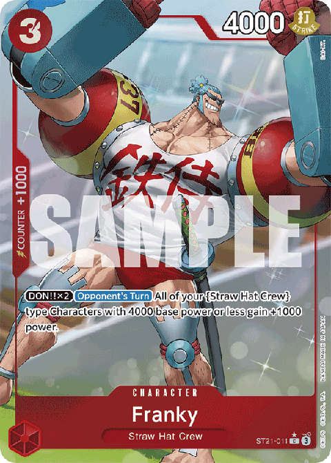 Franky (ST21-011) (V.2) - Starter Deck: EX Gear 5 (Alternate Art) [ST-21-011]