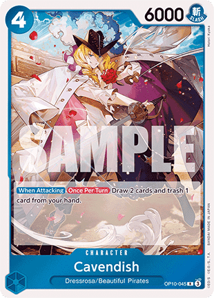 Cavendish (OP10-045) (V.1) - Royal Blood (Rare) [OP10-045]