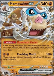 Mamoswine ex⁣ - Journey Together⁣ (Double Rare)⁣ [079]