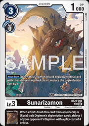 Sunarizamon (BT21-055)⁣ - World Convergence⁣ (Common)⁣ [055]