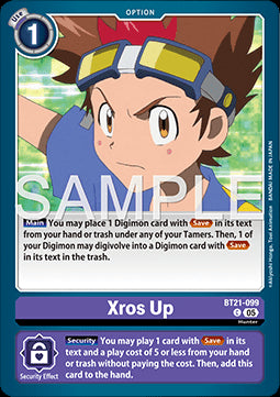 Xros Up (BT21-099)⁣ - World Convergence⁣ (Common)⁣ [099]