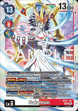 Gaiamon (BT21-101) (V.1)⁣ - World Convergence⁣ (Secret Rare)⁣ [101]