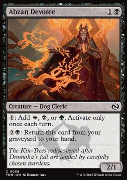 Abzan Devotee⁣ - Tarkir: Dragonstorm⁣ (Common)⁣ [68]