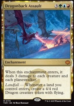 Dragonback Assault⁣ - Tarkir: Dragonstorm⁣ (Mythic)⁣ [179]