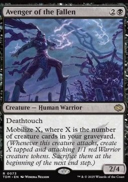 Avenger of the Fallen⁣ - Tarkir: Dragonstorm⁣ (Rare)⁣ [73]