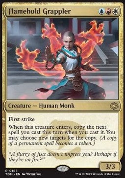 Flamehold Grappler⁣ - Tarkir: Dragonstorm⁣ (Rare)⁣ [185]