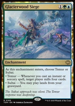 Glacierwood Siege⁣ - Tarkir: Dragonstorm⁣ (Rare)⁣ [189]