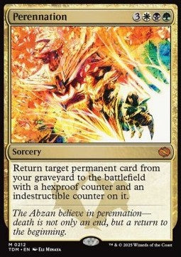 Perennation⁣ - Tarkir: Dragonstorm⁣ (Mythic)⁣ [212]
