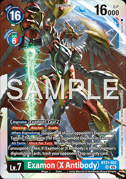 Examon (X Antibody) (BT21-052) (V.1)⁣ - World Convergence⁣ (Super Rare)⁣ [052]