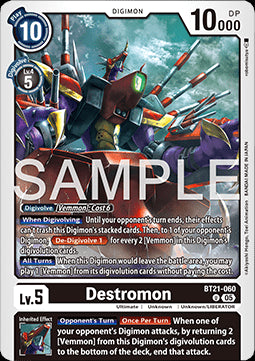 Destromon (BT21-060)⁣ - World Convergence⁣ (Uncommon)⁣ [060]