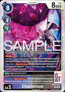 Charismon (BT21-073)⁣ - World Convergence⁣ (Rare)⁣ [073]