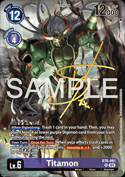 Titamon (BT6-081)⁣ - World Convergence⁣ (Alternative Art)⁣ [BT6-081]