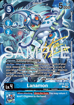 Lanamon (BT18-023)⁣ - World Convergence⁣ (Alternative Art)⁣ [BT18-023]