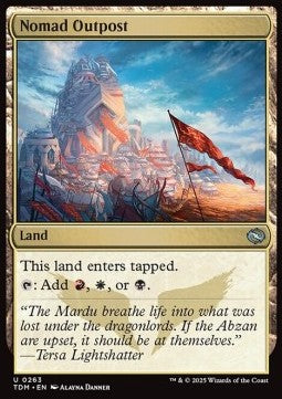 Nomad Outpost⁣ - Tarkir: Dragonstorm⁣ (Uncommon)⁣ [263]