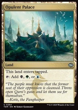 Opulent Palace⁣ - Tarkir: Dragonstorm⁣ (Uncommon)⁣ [264]
