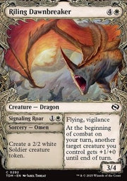 Riling Dawnbreaker // Signaling Roar⁣ - Tarkir: Dragonstorm: Extras⁣ (Common)⁣ [292]