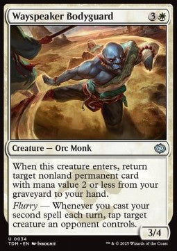 Wayspeaker Bodyguard⁣ - Tarkir: Dragonstorm⁣ (Uncommon)⁣ [34]
