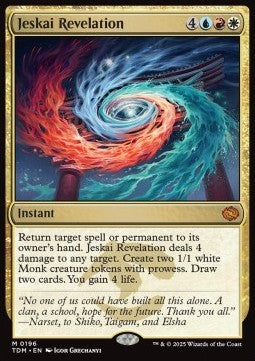 Jeskai Revelation⁣ - Tarkir: Dragonstorm⁣ (Mythic)⁣ [196]