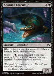 Adorned Crocodile⁣ - Tarkir: Dragonstorm⁣ (Common)⁣ [69]