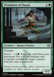 Champion of Dusan⁣ - Tarkir: Dragonstorm⁣ (Common)⁣ [137]
