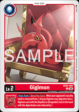 Gigimon (BT21-001)⁣ - World Convergence⁣ (Common)⁣ [001]