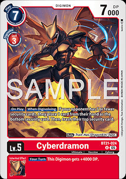 Cyberdramon (BT21-024)⁣ - World Convergence⁣ (Uncommon)⁣ [024]