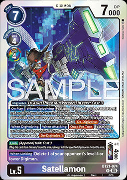 Satellamon (BT21-074)⁣ - World Convergence⁣ (Rare)⁣ [074]