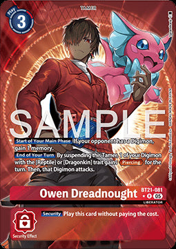 Owen Dreadnought (BT21-081) (V.2)⁣ - World Convergence⁣ (Alternative Art)⁣ [081]