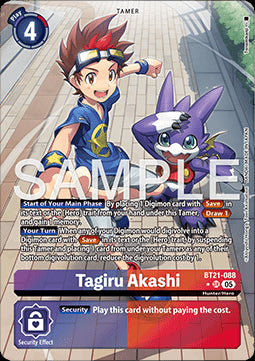 Tagiru Akashi (BT21-088) (V.2)⁣ - World Convergence⁣ (Alternative Art)⁣ [088]