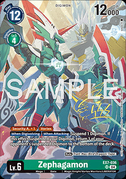 Zephagamon (EX7-036)⁣ - World Convergence⁣ (Alternative Art)⁣ [EX7-036]