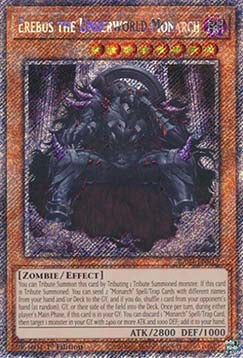 Erebus the Underworld Monarch (V.4 - Platinum Secret Rare)⁣ - Quarter Century Stampede⁣ (Platinum Secret Rare)⁣ [019]
