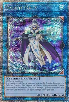 Splash Mage (V.5 - Quarter Century Secret Rare)⁣ - Quarter Century Stampede⁣ (Quarter Century Secret Rare)⁣ [080]