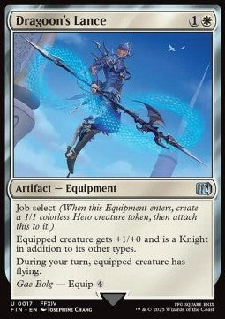 Dragoon's Lance⁣ - Magic: The Gathering - FINAL FANTASY⁣ (Uncommon)⁣ [17]