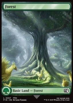 Forest (V.2)⁣ - Magic: The Gathering - FINAL FANTASY⁣ (Land)⁣ [307]