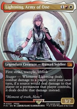 Lightning, Army of One (V.1) - FINAL FANTASY: Extras (Mythic) [XFIN-320]