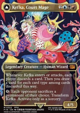 Kefka, Court Mage // Kefka, Ruler of Ruin (V.1) - FINAL FANTASY: Extras (Mythic) [XFIN-322]