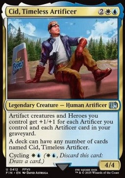 Cid, Timeless Artificer (V.6)⁣ - Magic: The Gathering - FINAL FANTASY: Extras⁣ (Uncommon)⁣ [412]