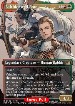 Balthier and Fran (V.4)⁣ - Magic: The Gathering - FINAL FANTASY: Extras⁣ (Rare)⁣ [538]