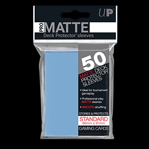 50 Ultra Pro Pro-Matte Sleeves (Light Blue)